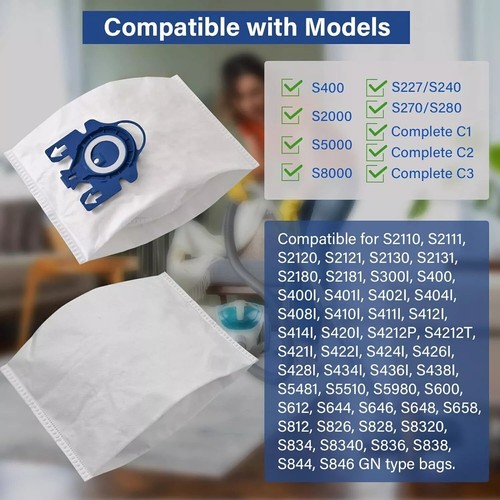 16x dust bags - bags+filters, for
